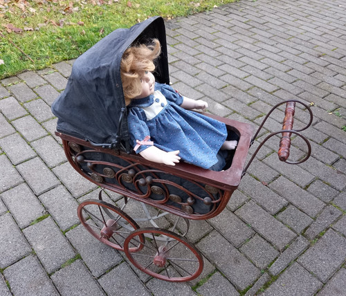 Alter puppenwagen - alter,