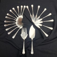 jugendstil Fischbesteck,WMF, Modell Ähre, 8 Personen