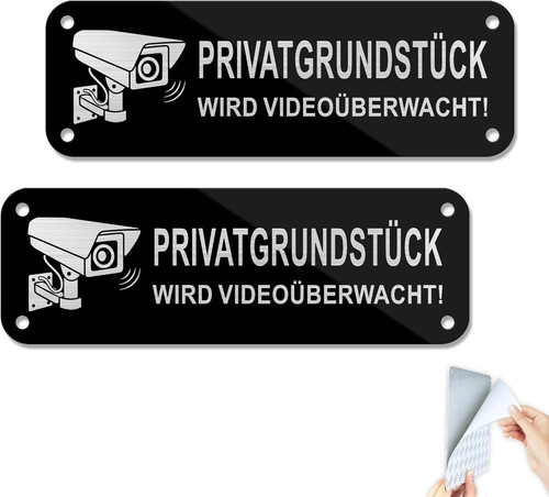 Schild privatgrundstück klein - schild,