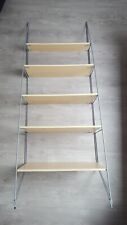 Schönes gut erhaltenes Leiterregal Holz/Edelstahl Optik platzsparend