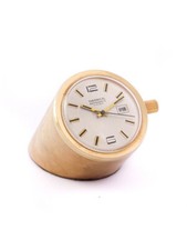 Thermical Tischuhr im kleinen schweren massiven Pultgehäuse