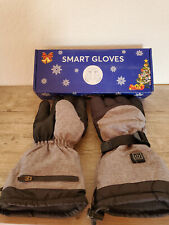 ***  Beheizbare Handschuhe  grau / schwarz mit OVP  *** wie NEU