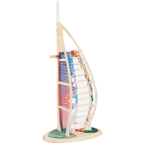 Burj arab holzbausatz - 3d,