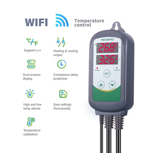 Inkbird itc 308 wifi digitaler - inkbird,
