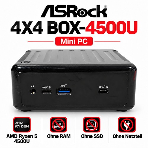 Asrock 4x4 box 4500u ryzen - asrock, box-4500u