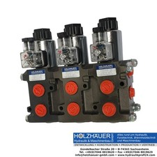 Elektro 10/4 Wege Umschaltventil 60L 12V für Frontlader 2. Steuerkreis Hydraulik