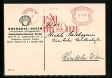 Ansichtskarte Rhenania-Ossag