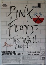 Pink Floyd, The Wall, Live, Poster, Plakat, Tour, Konzert, Dortmund, 1981