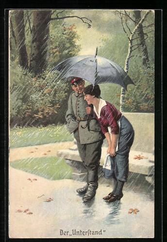 Künstler arthur thiele - künstler-ak,