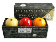 Belgian Aramith Balls,  Carom-Kugeln, Super Aramith Pro-Cup Prestige 61,5mm