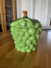 Keramikdose "Trauben " mit