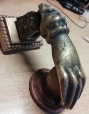 Türklopfer Hand aus Messing