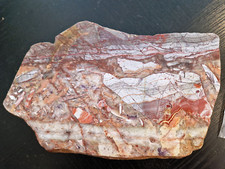 Trümmer ACHAT Schlottwitz bei Dresden SACHSEN ANSCHLIFF Vorwendestück 1986