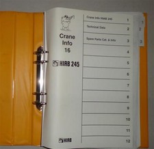 Teilekatalog / Ersatzteilliste Hiab Kran Typ 245