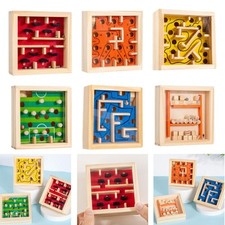 Holz Labyrinth Brettspiel Rolling Ball Labyrinth für Teenager Kinder Jungen