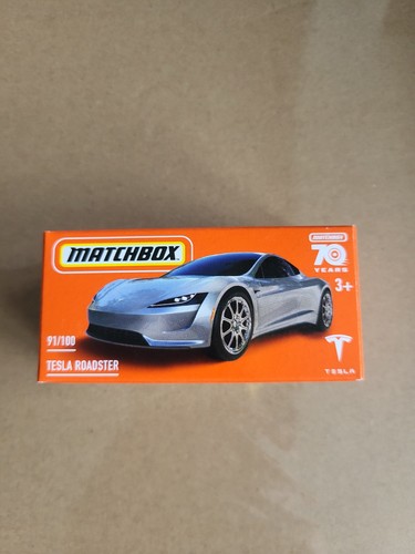 Matchbox tesla roadster 100 - tesla, 91/100