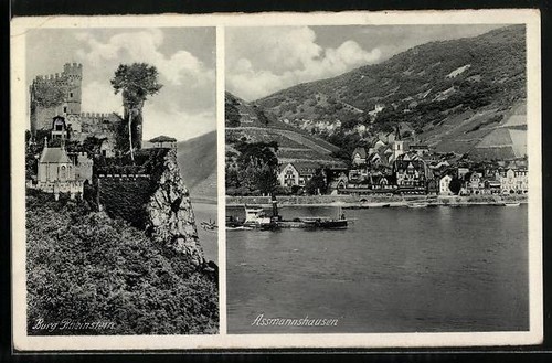 Assmannshausen ortsansicht - assmannshausen,,