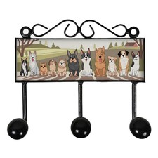 Hunde kleiderhaken leiste mit - hunde,