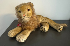 Clemens Spieltiere - Löwe Stofftier 50cm -  Made in W. Germany - 50/60er Jahre 
