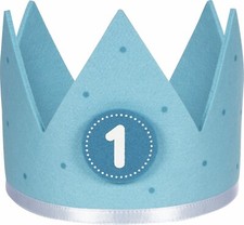 Geburtstagskrone BLAU mit