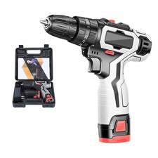 LED Akkuschrauber 16.8V 25N.M Bohrschrauber Bohrmaschine Bohrschrauber 2x Akkus