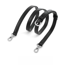 Schwarz Echtleder Trageriemen