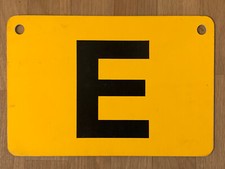 Heckschild Bus Linie E Dresden Kunststoff