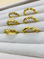 Burma Gold ring Yüzük  Altin Twister 22 Karat Vergoldet Trabzon Schmuck Jaras ?