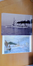 Nachdruck 2 x Bilder ,  kleiner Kreuzer Emden