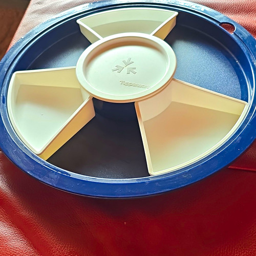 Tupperware servierplatte rund - servierplatte,