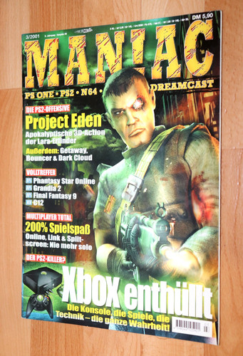 2001 maniac magazin sonic - magazin,