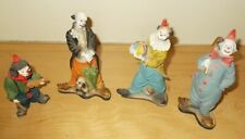 4 Dipinto A Mano Clowns handbemalt