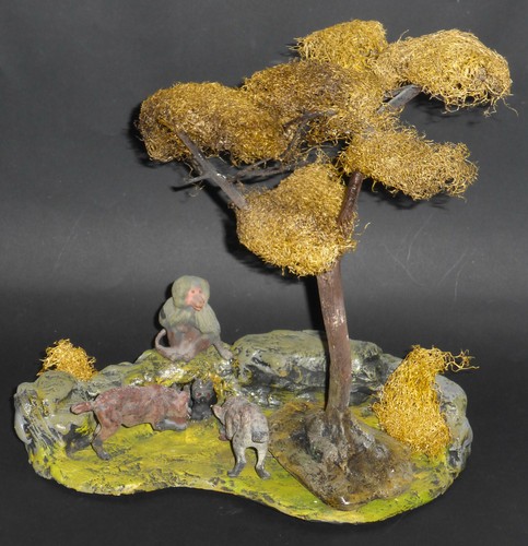 Steppe afrika diorama - steppe, in