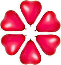12 STÜCK XXL RIESENLUFTBALLONS HERZ DURCHMESSER 55 CM FEIER BALLON ROT