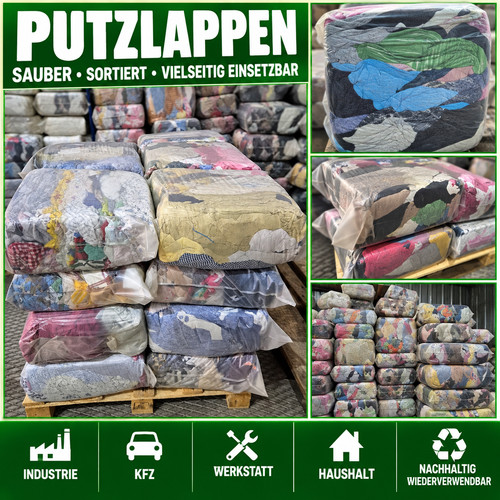 20kg trikot putzlappen bunt - putzlappen,
