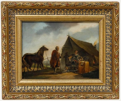 Gerahmtes ölgemälde aus dem - gerahmtes,