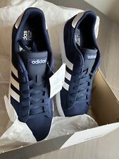 Adidas Daily 2.0 Größe 10 DB0271 blau weiß ungetragen mit Schuhkarton