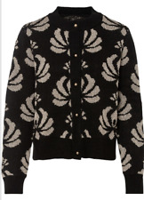 Damen Strickjacke schwarz Glitzer gold 32 40 42 44 46 50 Pullover Strick neu 182