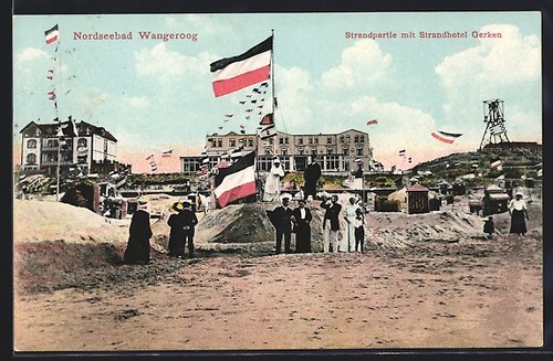 Ansichtskarte wangeroog - ansichtskarte,