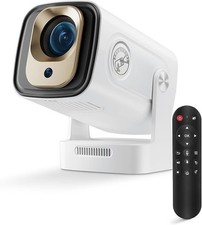 Beautiebeam Beamer Full HD 1080P Mini Projektor Bis 4K Mit Auto Trapezkorrektur,