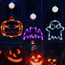 Halloween Fensterdeko, Kürbis