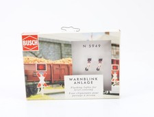 Busch N 5949 Signal Lichtsignal Warnblinkanlage mit Andreaskreuzen / LED