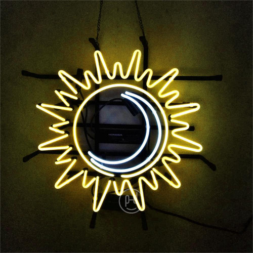 Sonne und mond neon sign - sonne,