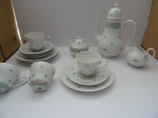 Rosenthal Romanze Bunt Kaffeeservice 4 Personen 15 Teile