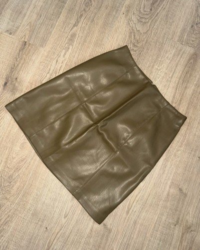 Khaki minirock damen leder - damen,