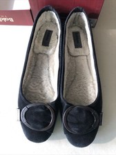 Baldinini Ballerina Gr. 40 Damen Schokobraun Leder Gr.40 wie Neu