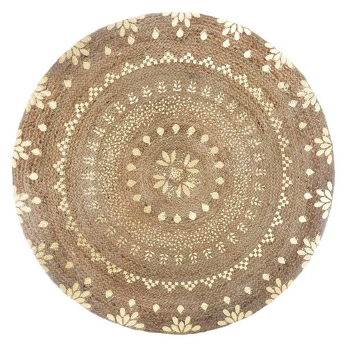 Deko teppich aus - jute,, 115