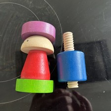 Holzspielzeug Lernspielzeug Geduldsspielzeug Schrauben Drehen