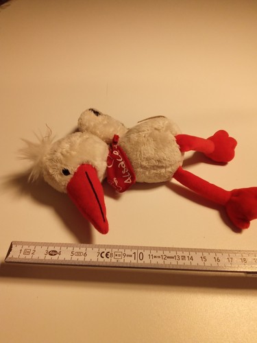 Plüschtier storch 20 cm - plüschtier,
