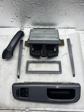 VW Golf 4 Bora Mittelkonsole Verkleidung Becherhalter 1j1858069 Dekor Blau Grau